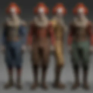 Historical Clown Costume Evolution Historical clown costume from the early theatrical performances