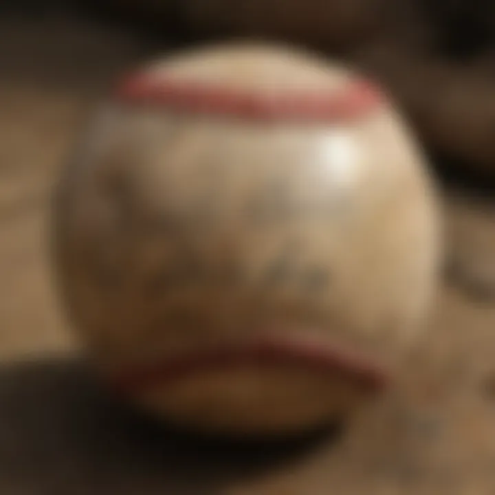 Autographed Baseball with Game-Winning Player Signature