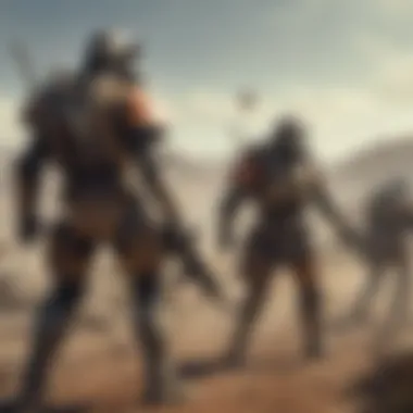 Cazadores Engage in Combat Cazadores attacking a player character