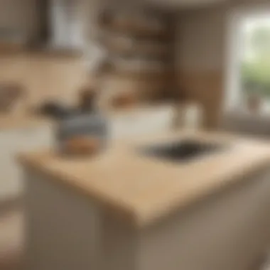 Transform your kitchen into a culinary haven with these chic light wood laminate countertops. Chic Light Wood Laminate Countertops in Contemporary Kitchen