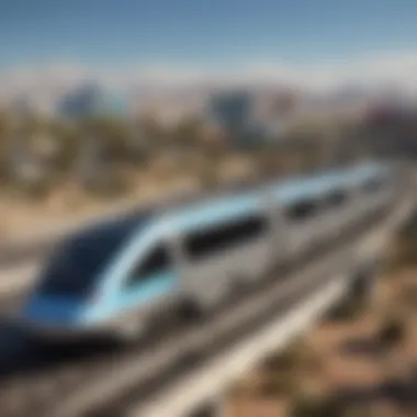 Infographic highlighting the benefits of using the Las Vegas Monorail for urban transit.