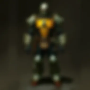 Fan art illustrating community engagement with armor utilization