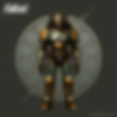 Detailed view of an armor design in Fallout
