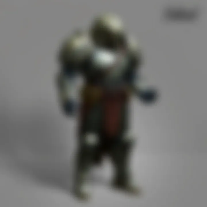 Concept art depicting the evolution of armor mechanics