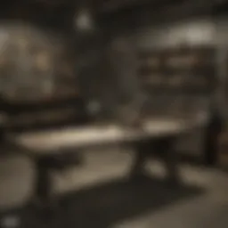 Intricate design of a Fallout workbench