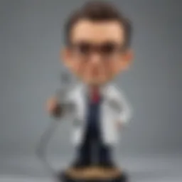 Custom Doctor Bobblehead with Stethoscope