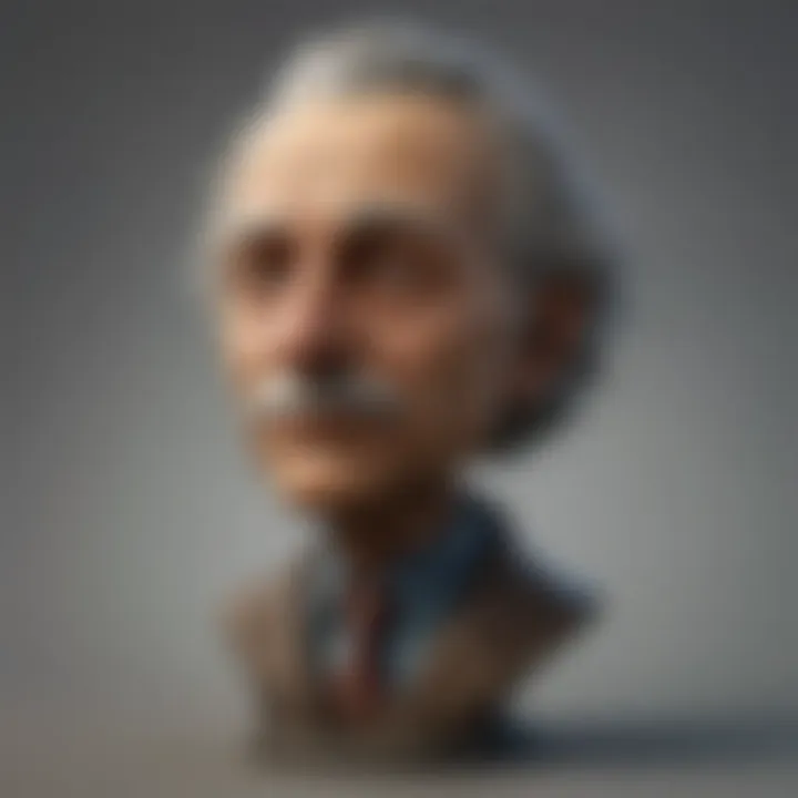 Einstein Bobble Head with Wild Hair