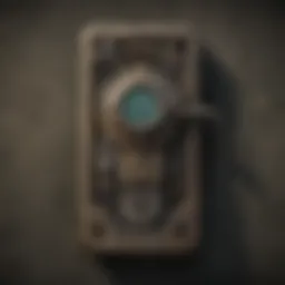 Electric lock pick tool showcasing intricate design and mechanics