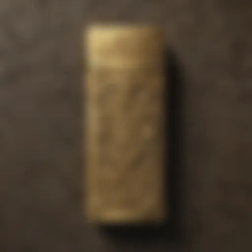 Luxurious Gold-Plated Lighter with Intricate Engravings