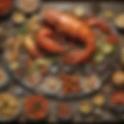 Elegant Imitation Seafood Platter