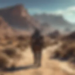 Enigmatic Desert Landscape in Hidden Valley Las Vegas