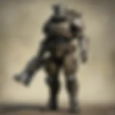 Iconic Fallout Weaponry A detailed view of iconic Fallout weaponry