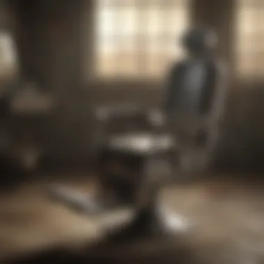 Sleek Minimalism in Modern Barber Chairs Modern barber chair in sleek and minimalist style