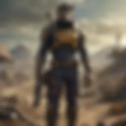 An expansive wasteland landscape showcasing decay and survival.