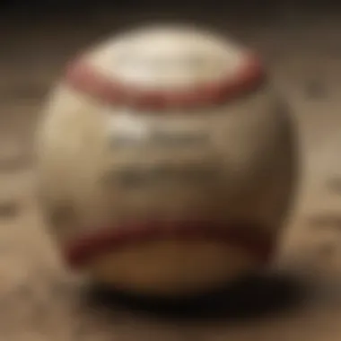 Iconic Baseball Signed by a Legend Baseball with Signature