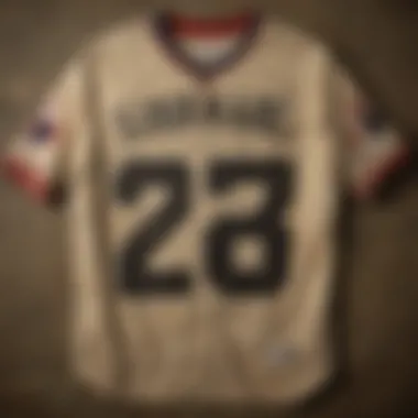 Historic Baseball Jersey with Signature Signed Baseball Jersey