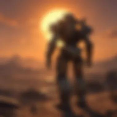 Majestic Sun Setting Majestic Sun Setting