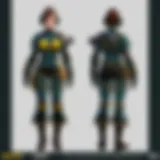 A stylish Vault Suit showcasing its iconic design.