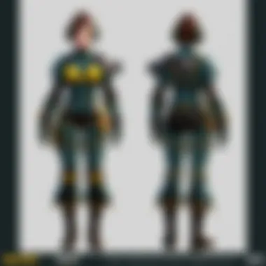 A stylish Vault Suit showcasing its iconic design.