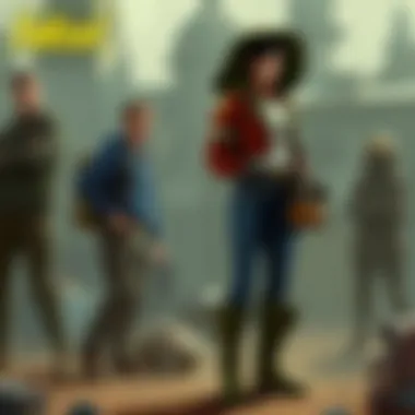 Community Engagement in Fallout Fan art illustrating community engagement within the Fallout fandom