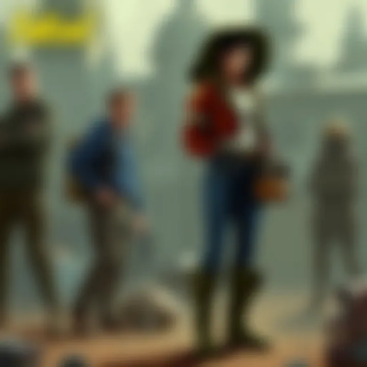 Community Engagement in Fallout Fan art illustrating community engagement within the Fallout fandom