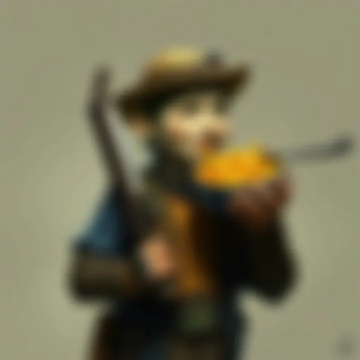 A Wasteland Survivor Enjoys Blamco Mac and Cheese Fallout character consuming Blamco Mac and Cheese