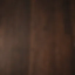 Rich texture of dark cherry wood flooring