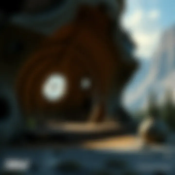 Architectural Harmony: Designing Shelters with Nature Architectural design of a doomsday shelter integrated into natural surroundings