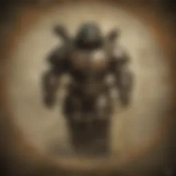 Symbolic representation of the dupa key in the Fallout universe