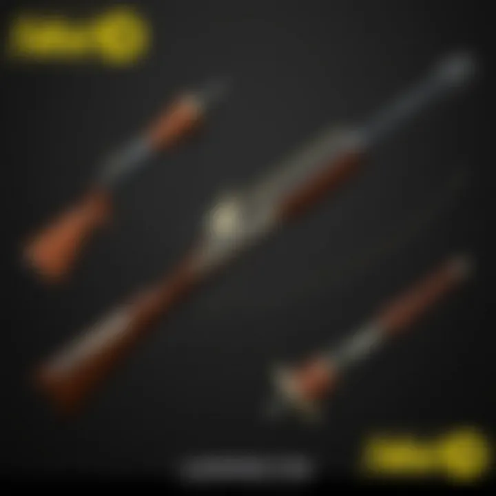 A detailed view of a legendary weapon in Fallout 76