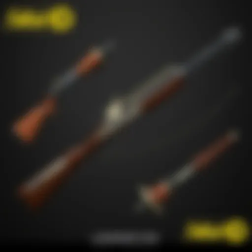 Legendary Weapon Showcase A detailed view of a legendary weapon in Fallout 76