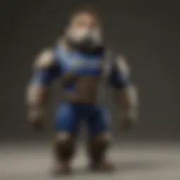 A detailed view of various Fallout plush toys showcasing character diversity
