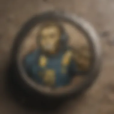 Fallout Popsocket in Action Close-up of a Fallout popsocket attached to a mobile device