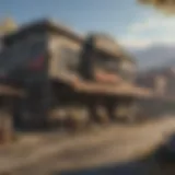 The Remnants of a Trading Hub Nuclear Fallout aftermath in trading hub