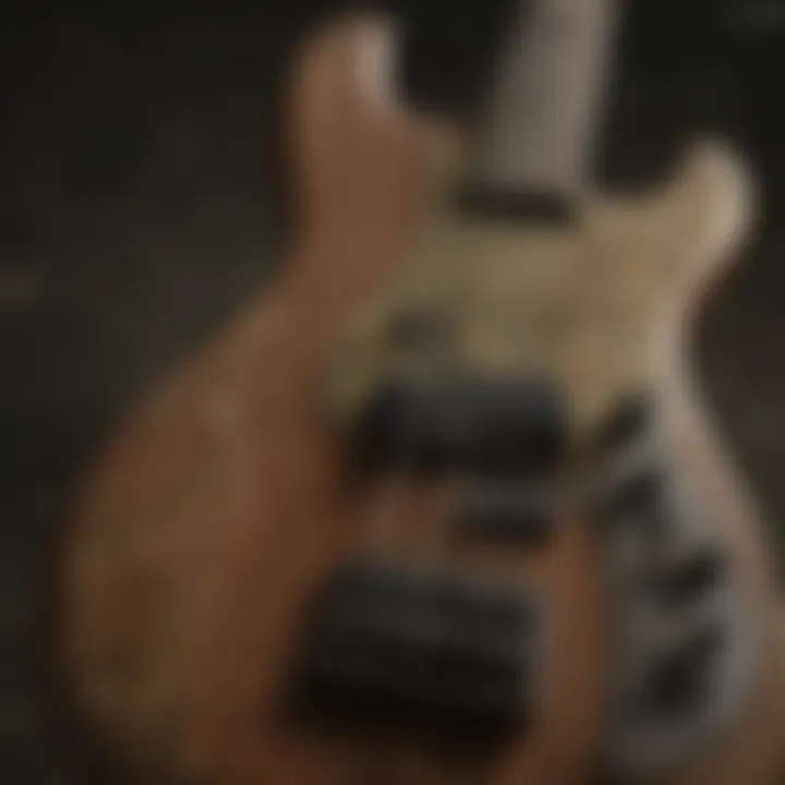 Musician playing G&L Fallout Bass on stage