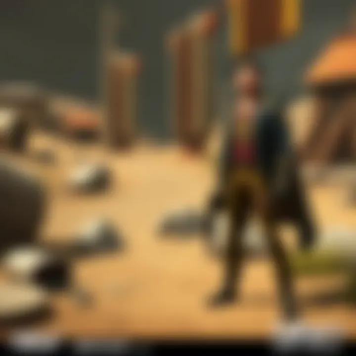 Gameplay Elements in Hidden Valley An immersive scene depicting gameplay elements unique to Hidden Valley