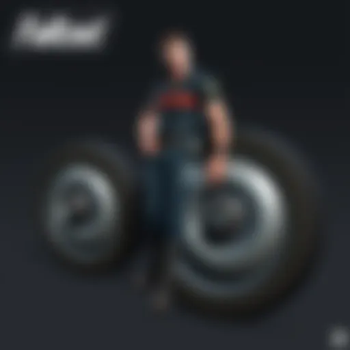 Conceptual representation of imposter wheels in Fallout
