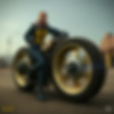 Gameplay mechanics showcasing imposter wheels