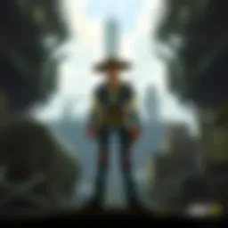 A panoramic view of John's Salvage Yard showcasing its vast expanse of scavenged materials