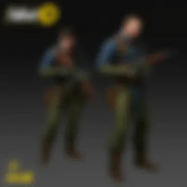 Legacy Weapons Trading Encounter Player trading legacy weapons with NPC in Fallout 76