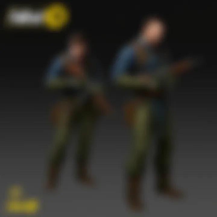 Legacy Weapons Trading Encounter Player trading legacy weapons with NPC in Fallout 76