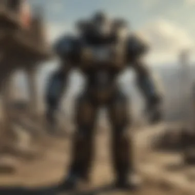 Narrative Expansion in Fallout Through Modding A captivating scene depicting an engaging narrative mod that adds depth to Fallout's story