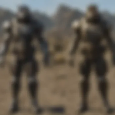 Visual Effects Comparison: Original vs. Modded A visual comparison of original versus modded visual effects in a Fallout environment