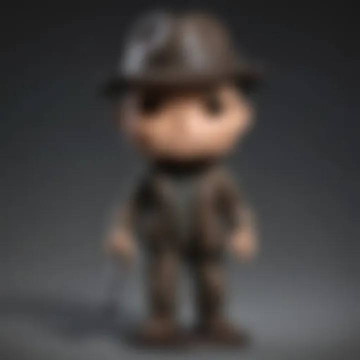 Nick Valentine Funko Pop Artistic Detail