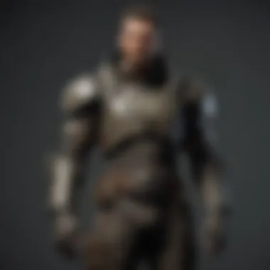 Brotherhood of Steel Uniform A distinctive Brotherhood of Steel uniform emphasizing its militaristic style and faction colors.