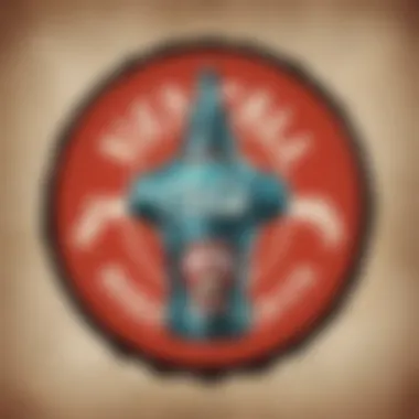 A detailed close-up of Nuka Cola's logo with a unique artistic flair.