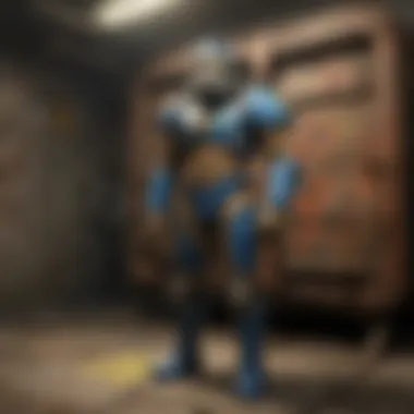 The Retro Charm of Vault-Tec Designs Detail of a Vault-Tec paint scheme showcasing retro aesthetics