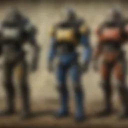 Vibrant paint schemes used by different factions in Fallout