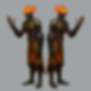 Character Evolution Through Phoenix Implants A visual narrative illustrating the evolution of character development through phoenix implants.