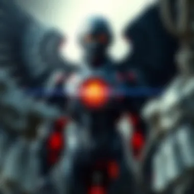 Intricate Design of Phoenix Implant A detailed illustration of a phoenix implant showcasing its intricate design and technology.